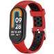 Ремешок Deexe Dot Color для Xiaomi Mi Smart Band 8 / 9 - Red / Black (359412BR). Фото 2 из 9