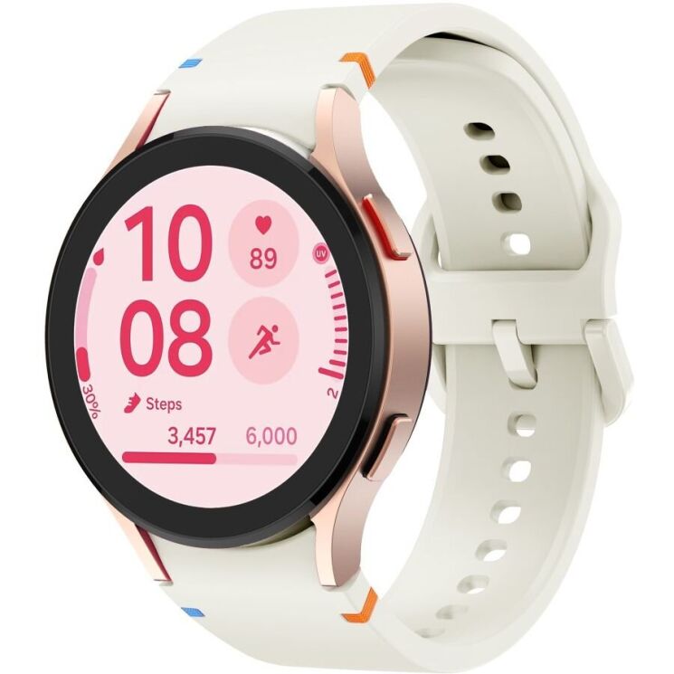 Ремінець Deexe Elino Strap для Samsung Galaxy Watch 4 / 5 / 6 / 7 / FE (40mm) - White: фото 2 з 6
