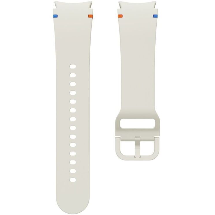Ремінець Deexe Elino Strap для Samsung Galaxy Watch 4 / 5 / 6 / 7 / FE (40mm) - White: фото 5 з 6