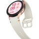 Ремінець Deexe Elino Strap для Samsung Galaxy Watch 4 / 5 / 6 / 7 / FE (40mm) - White (358307W). Фото 4 з 6