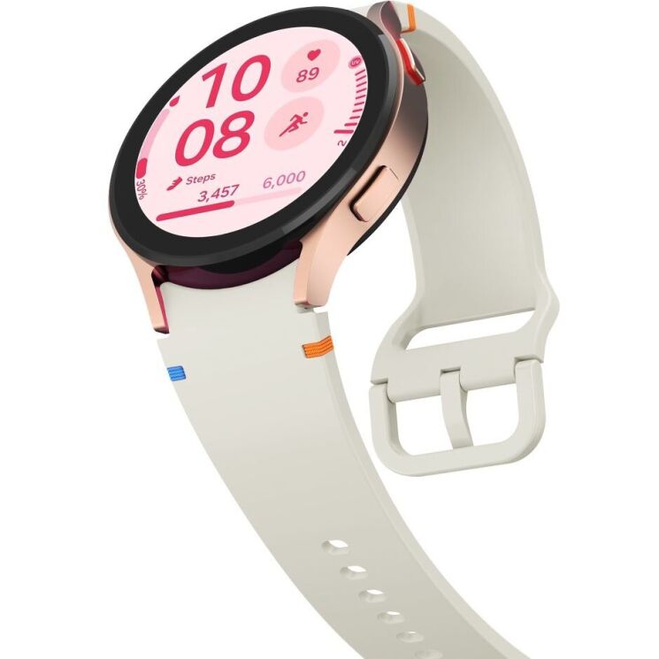 Ремінець Deexe Elino Strap для Samsung Galaxy Watch 4 / 5 / 6 / 7 / FE (40mm) - White: фото 4 з 6