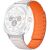 Ремінець Deexe Flexible Fit для Samsung Galaxy Watch Ultra (47mm) / Ultra (2025) - White / Orange: фото 1 з 2