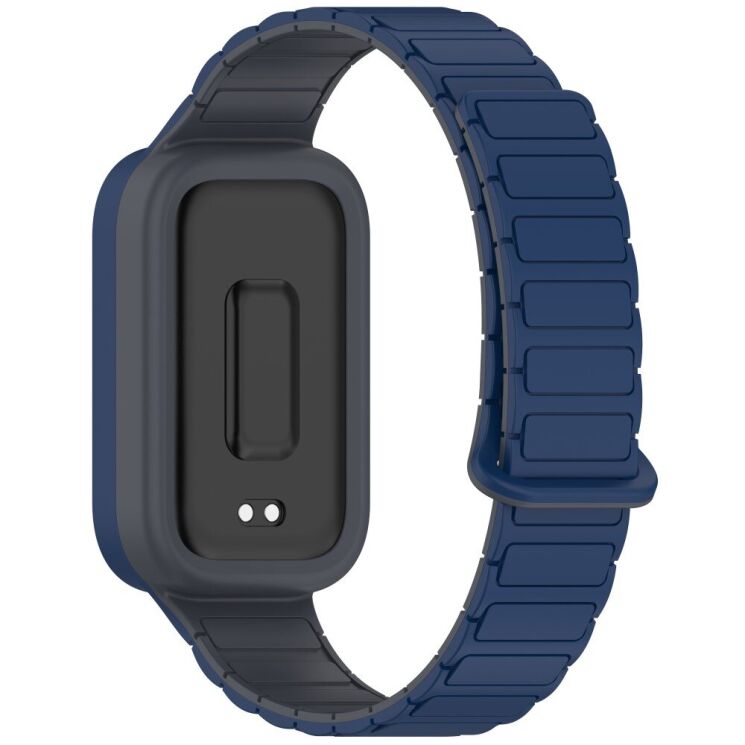 Ремешок Deexe Flexible Fit для Xiaomi Mi Smart Band 9 Active / Redmi Band 3 - Midnight Blue: фото 1 из 6