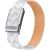 Ремінець Deexe Leather Pattern для WHOOP 5.0 / MG - White: фото 1 з 8