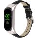 Ремешок Deexe Leather Strap для Xiaomi Mi Smart Band 8 / 9 - Black (326017B). Фото 2 из 5