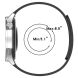 Ремешок Deexe Magnetic Silicone Strap для Huawei Watch GT 3 (42mm) - Black / Orange (895446BO). Фото 4 из 5