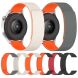 Ремешок Deexe Magnetic Silicone Strap для Huawei Watch GT 3 (42mm) - Black / Orange (895446BO). Фото 3 из 5