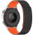 Ремешок Deexe Magnetic Silicone Strap для Huawei Watch GT 3 (42mm) - Black / Orange: фото 1 из 5