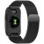 Ремінець Deexe Milanese Loop для Garmin CIRQA - Black: фото 1 з 9