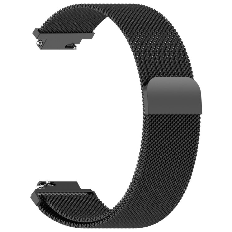Ремешок Deexe Milanese Loop для Garmin CIRQA - Black (362601B) Ремешок Deexe Milanese Loop для Garmin CIRQA - Black: фото 3 из 9
