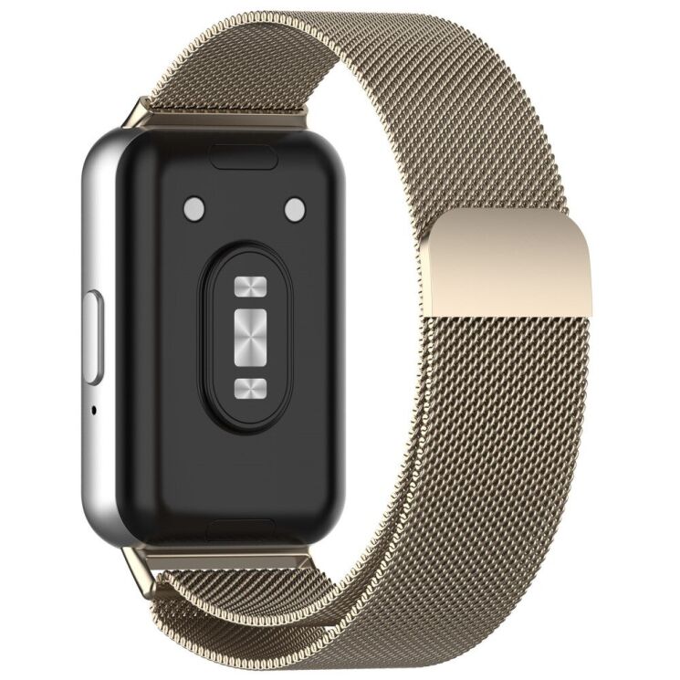 Ремешок Deexe Milanese Loop для Samsung Galaxy Fit 3 - Starlight: фото 2 из 7