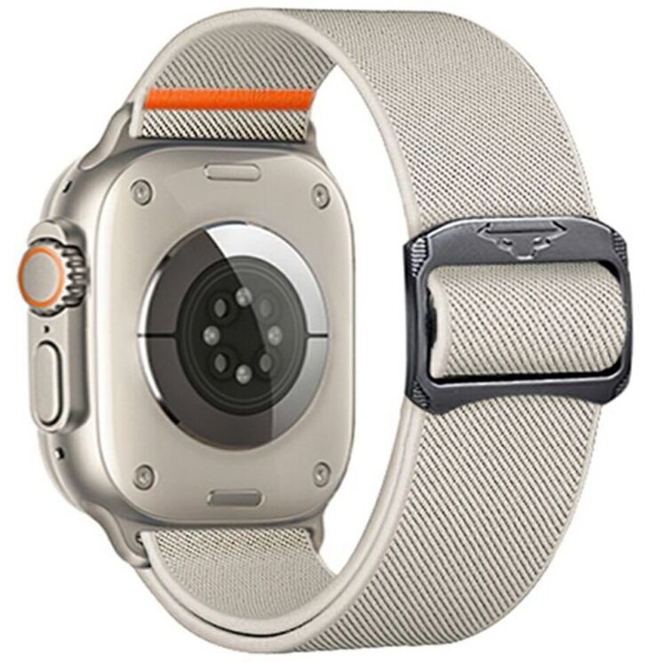 Ремешок Deexe Orbit Flex для Apple Watch 46 / 45 / 44 / SE 44 / 42 (Series 1-3) / Ultra / Ultra 2 - Starlight: фото 1 из 5