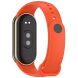 Ремешок Deexe Soft Silicone для Xiaomi Mi Smart Band 8 / 9 - Orange (326042O). Фото 1 из 5