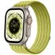 Ремешок Deexe Soft Weave для Apple Watch 49 / 46 / 45 / 44 / SE 44 / 42 (Series 1-3) / Ultra / Ultra 2 / Ultra 3 - Light Green (371861LG). Фото 2 из 5