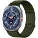 Ремешок Deexe Soft Weave для Samsung Galaxy Watch Ultra (47mm) / Ultra (2025) - Dark Green (387805DG). Фото 2 из 5