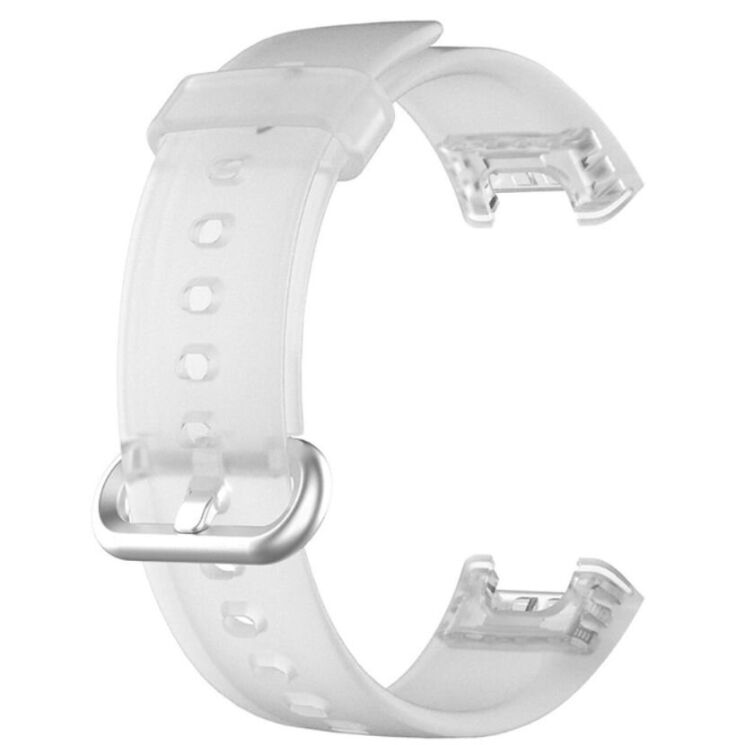 Ремешок Deexe Soft Wrist для Xiaomi Mi Watch Lite - Transparent White: фото 1 из 7