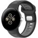 Ремешок Deexe Sport Design для Google Pixel Watch 3 (45mm) - Black / Grey (380704BH). Фото 2 из 6