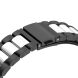 Ремешок Deexe Stainless Steel для Samsung Galaxy Watch 4 / 4 Classic / 5 / 5 Pro / 6 / 6 Classic / 7 / FE - Black / Silver (284515BS). Фото 4 из 10