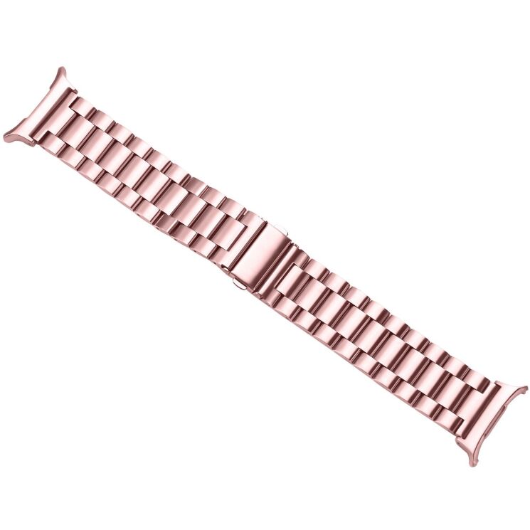 Ремінець Deexe Stainless Steel для Samsung Galaxy Watch 8 (40/44mm) / 8 Classic - Rose Pink: фото 2 з 5