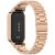 Ремешок Deexe Stainless Steel для Xiaomi Mi Smart Band 9 Active / Redmi Band 3 - Rose Gold: фото 1 из 13