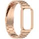 Ремешок Deexe Stainless Steel для Xiaomi Mi Smart Band 9 Active / Redmi Band 3 - Rose Gold (372402RG). Фото 3 из 13