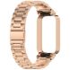 Ремешок Deexe Stainless Steel для Xiaomi Mi Smart Band 9 Active / Redmi Band 3 - Rose Gold (372402RG). Фото 2 из 13