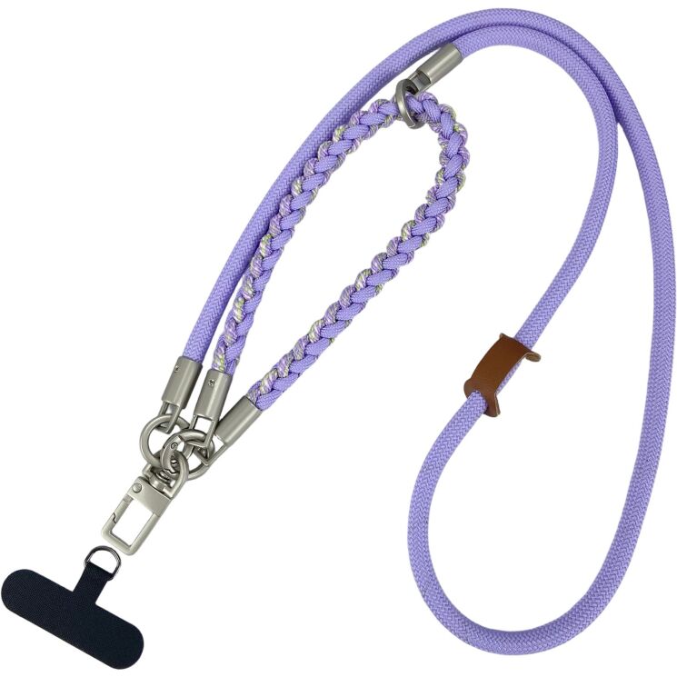 Ремешок для смартфона Deexe Woven Strap - Purple (983014V) Ремешок для смартфона Deexe Woven Strap - Purple: фото 1 из 4