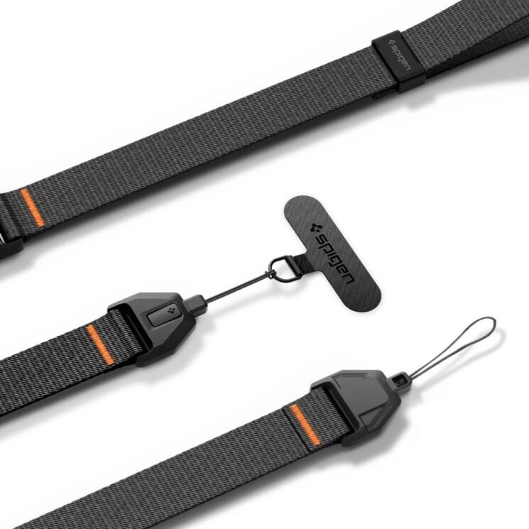 Ремінець для смартфона Spigen Universal Adjustable Lanyard (AFA11626) - Black: фото 5 з 13