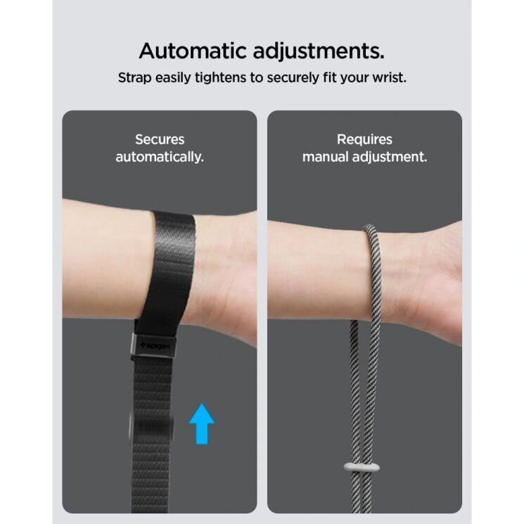 Ремінець для смартфона Spigen Universal Adjustable Lanyard (AFA11626) - Black: фото 10 з 13