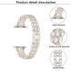 Ремешок KALEBOL Diamond для Apple Watch 42 (Series 10) / 41 / 40 / SE 40 / 38 - Starlight (345127SL). Фото 6 из 7