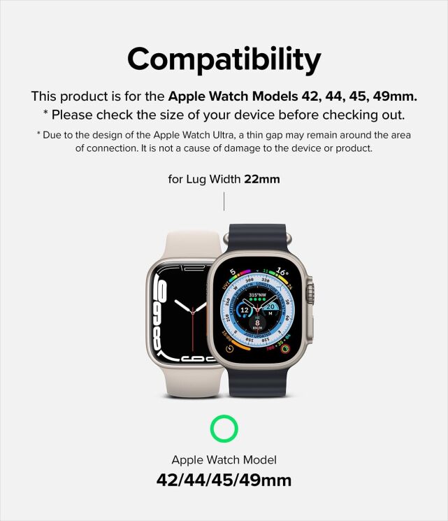 Ремінець Ringke Rubber One Bold Design для Apple Watch 46 / 44 / SE 44 / 45 / Ultra / Ultra 2 / Ultra 3 (49mm) 8809919309776 - Camo: фото 2 з 8