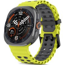 Ремінець Tech-Protect IconBand Pro для Samsung Galaxy Watch Ultra 2 / Ultra / Ultra (2025) - Lime / Black: фото 1 з 5