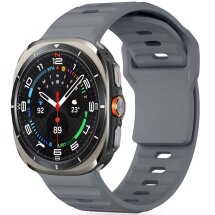 Ремешок Tech-Protect Silicone Line для Samsung Galaxy Watch Ultra (47mm) 5906302376469 - Grey: фото 1 из 4