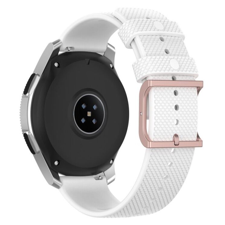 Ремешок UniCase Dot Pattern для Samsung Galaxy Watch 3 (45mm) - White: фото 1 из 5