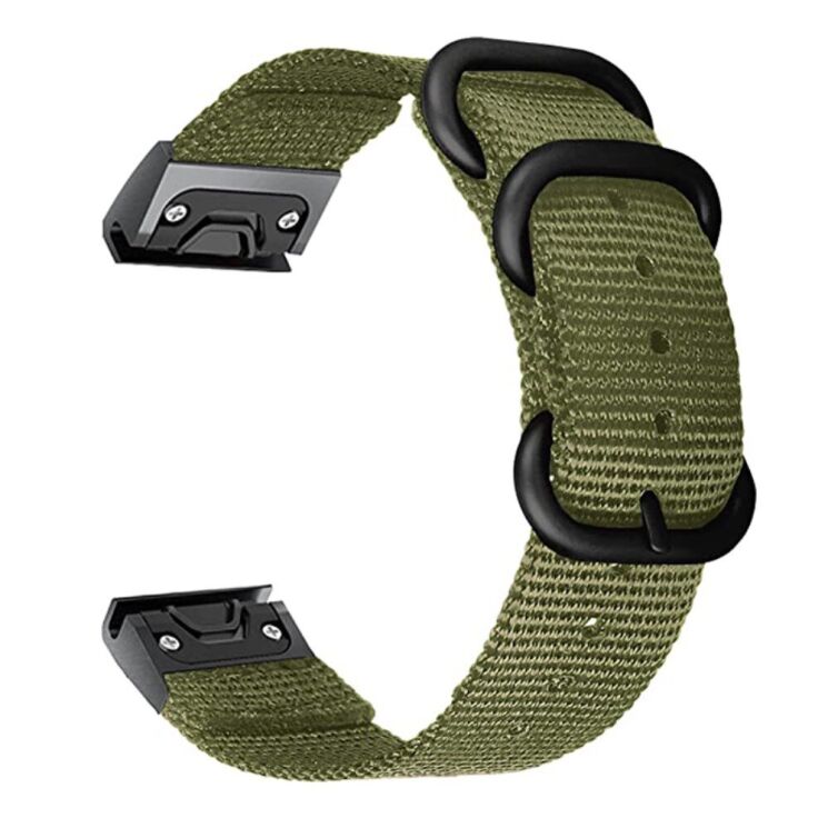 Ремешок UniCase Nylon для часов Garmin c креплением Quick Fit 22mm - Green: фото 2 из 8