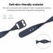 Ремінець UniCase Silicone Strap для Apple Watch 42 (Series 10) / 41 / 40 / SE 40 / 38 - Dark Blue (236207DB). Фото 3 з 5