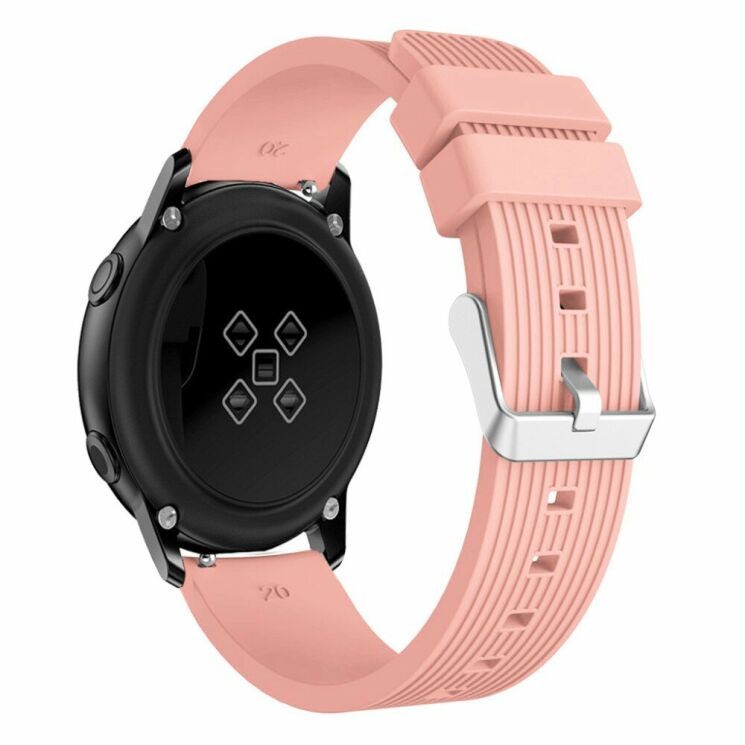 Ремінець UniCase Soft Texture для Samsung Watch Active - Pink: фото 2 з 5