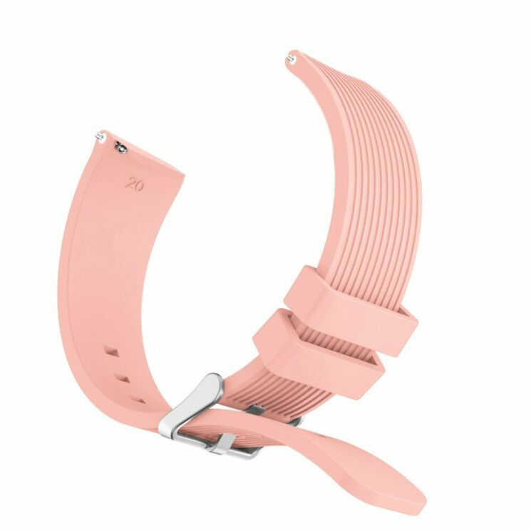 Ремінець UniCase Soft Texture для Samsung Watch Active - Pink: фото 5 з 5