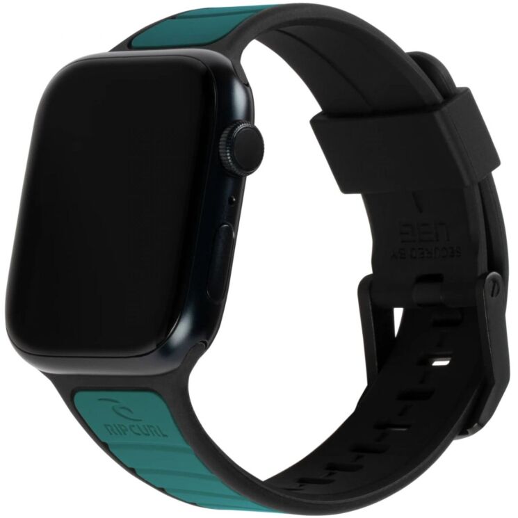 Ремешок URBAN ARMOR GEAR (UAG) Torquay для Apple Watch Ultra / Ultra 2 (49mm) 194112R1405D - Black-Turquoise: фото 1 из 13