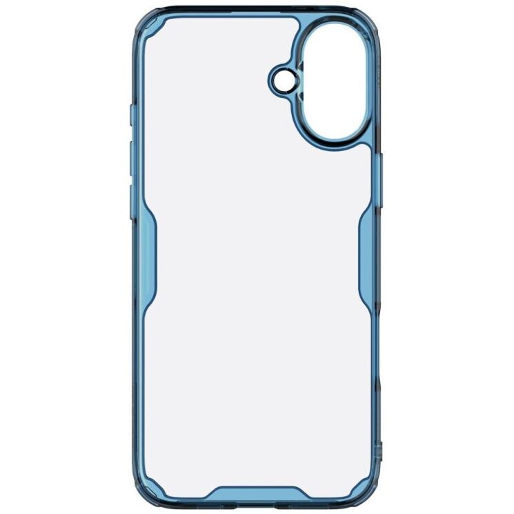 Силиконовый чехол NILLKIN Nature TPU Pro для Apple iPhone 16 Plus - Blue: фото 6 из 13