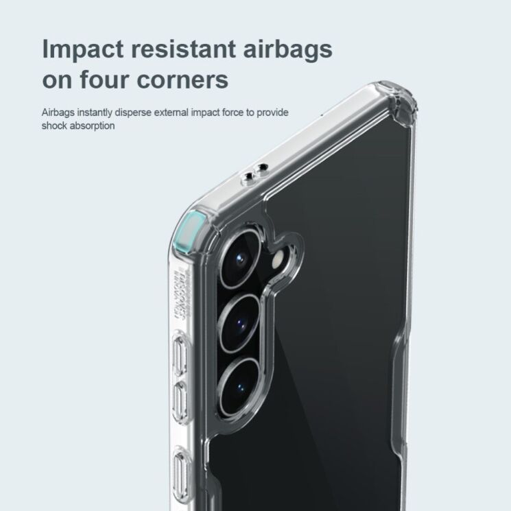 Силіконовий чохол NILLKIN Nature TPU Pro для Samsung Galaxy S24 (S921) - Transparent: фото 9 з 16