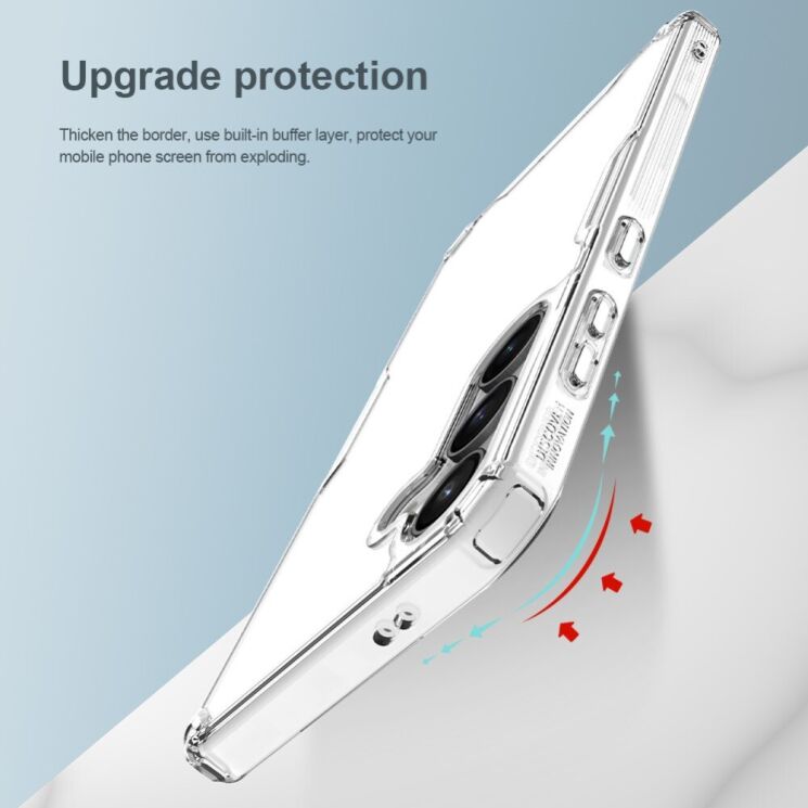 Силіконовий чохол NILLKIN Nature TPU Pro для Samsung Galaxy S24 (S921) - Transparent: фото 8 з 16