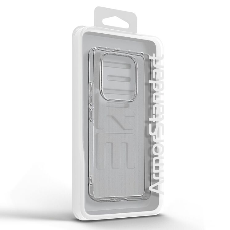 Силиконовый (TPU) чехол ArmorStandart Air Series для Xiaomi Redmi Note 14 5G - Transparent: фото 6 из 6
