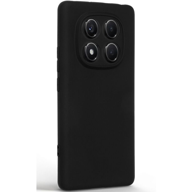 Силиконовый (TPU) чехол ArmorStandart Matte Slim Fit для Xiaomi Redmi Note 14 Pro - Black: фото 2 из 5
