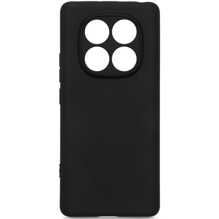 Силиконовый (TPU) чехол ArmorStandart Matte Slim Fit для Xiaomi Redmi Note 14 Pro - Black: фото 1 из 5