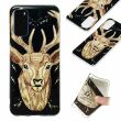 Силиконовый (TPU) чехол Deexe LumiCase для Samsung Galaxy S20 (G980) - Elk Pattern (316060K)
