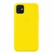 Силіконовий (TPU) чохол Deexe Matte Case для Apple iPhone 11 - Yellow (269129Y)