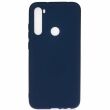 Силиконовый (TPU) чехол Deexe Matte Case для Xiaomi Redmi Note 8 / Note 8 (2021) - Dark Blue (257859DB)