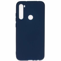 Силіконовий (TPU) чохол Deexe Matte Case для Xiaomi Redmi Note 8 / Note 8 (2021) - Dark Blue: фото 1 з 4