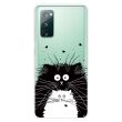 Силиконовый (TPU) чехол Deexe Pretty Glossy для Samsung Galaxy S20 FE (G780) - Black and White Cats (251749G)